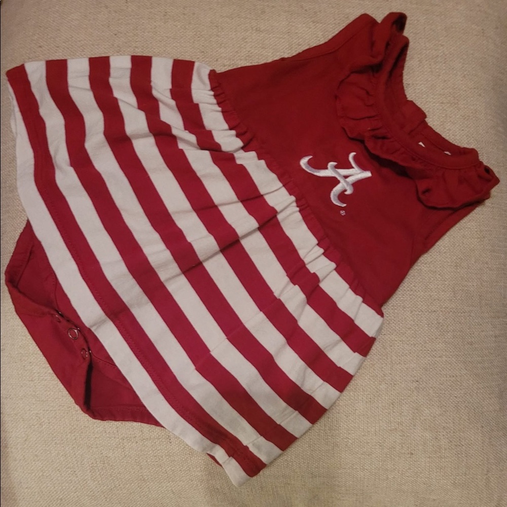 Roll Tide! Alabama baby skirted onesie